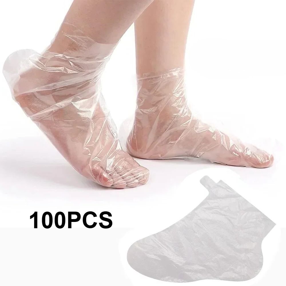 Detox Foot Patch - ถุงมาส์กเท้าแบบใช้แล้วทิ้ง 100 ชิ้น ผลิตจากพลาสติก PE ใส