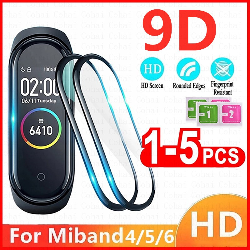 9D กระจกนิรภัยสำหรับ Xiaomi Mi - Health Wellness Bracelet บทวิจารณ์และราคา