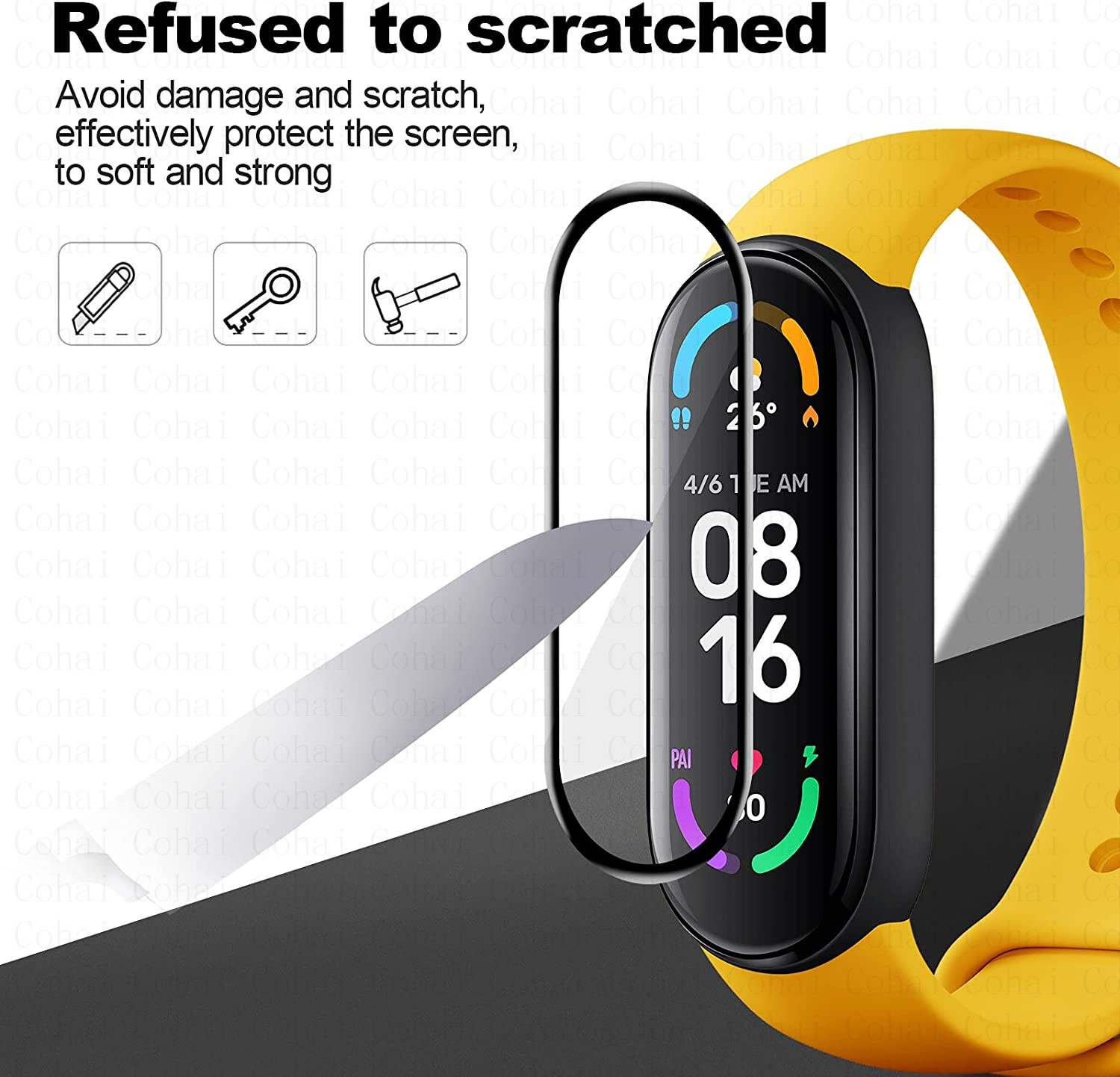 9D กระจกนิรภัยสำหรับ Xiaomi Mi - Health Wellness Bracelet บทวิจารณ์และราคา