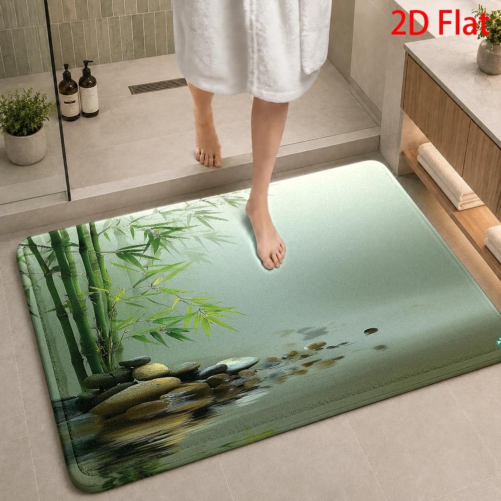 พรมเช็ดเท้ากันน้ำสำหรับห้องน้ำ - Bamboo Bath Mat บทวิจารณ์และราคา