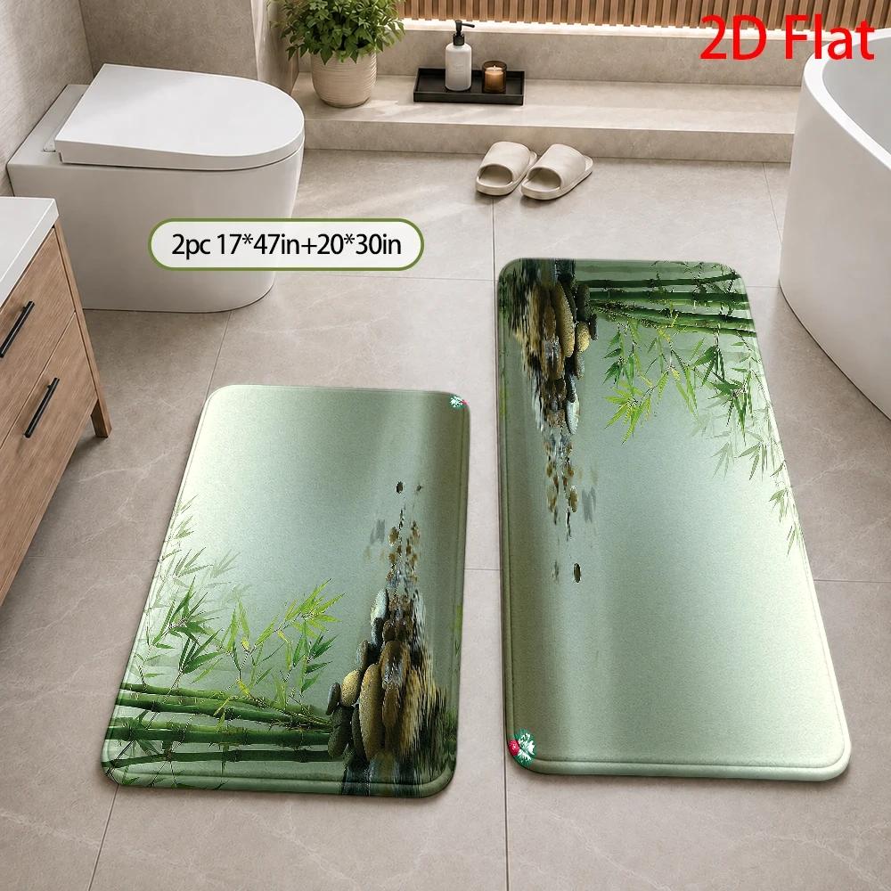 พรมเช็ดเท้ากันน้ำสำหรับห้องน้ำ - Bamboo Bath Mat บทวิจารณ์และราคา