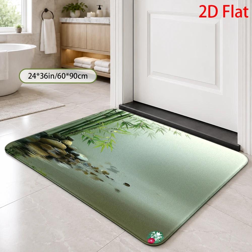 พรมเช็ดเท้ากันน้ำสำหรับห้องน้ำ - Bamboo Bath Mat บทวิจารณ์และราคา
