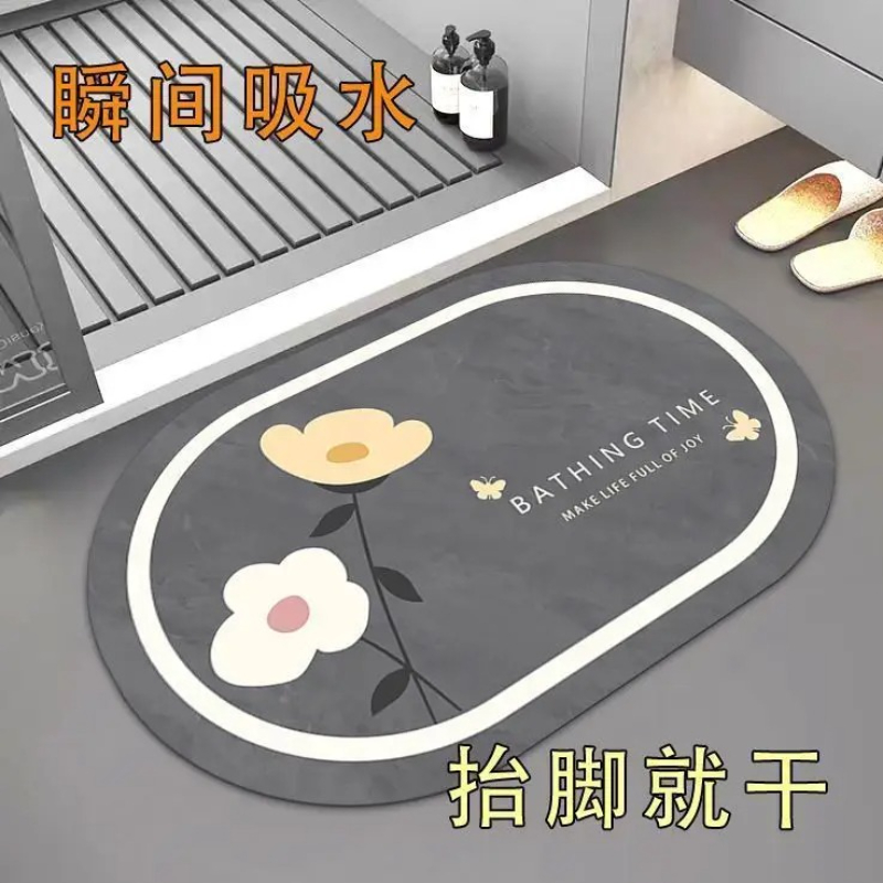 แผ่นรองพื้นห้องน้ำดูดซับน้ำแบบ - Bamboo Bath Mat บทวิจารณ์และราคา