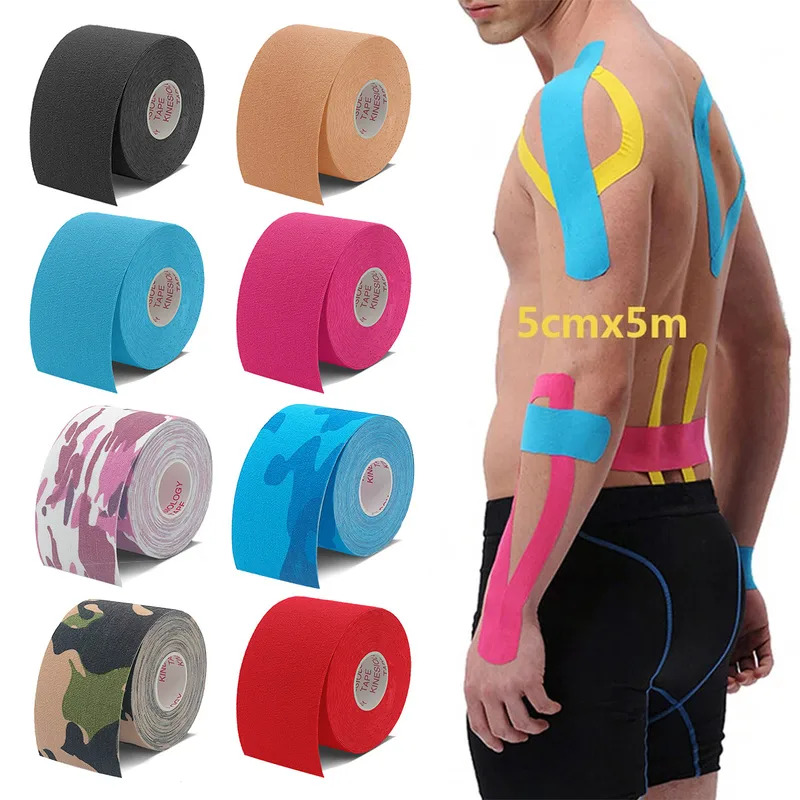 1/6Pcs กีฬากันน้ํา Kinesiology - Sports Taping Precut บทวิจารณ์และราคา