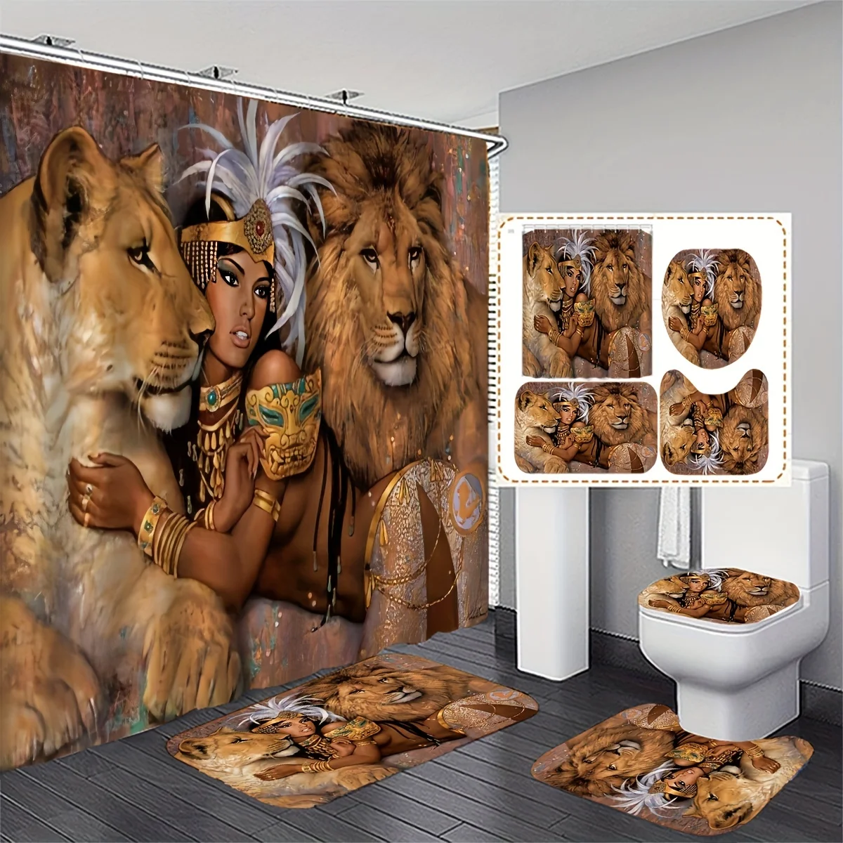 ชุดห้องน้ำ Regal Royal Lion an - Bamboo Bath Mat บทวิจารณ์และราคา