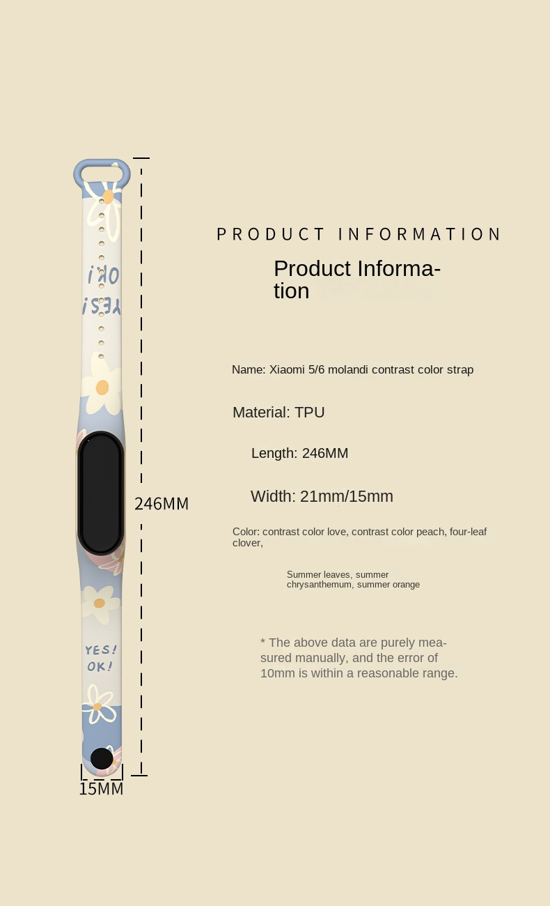 HeroIand Morandi รูปแบบการพิมพ - Health Wellness Bracelet บทวิจารณ์และราคา