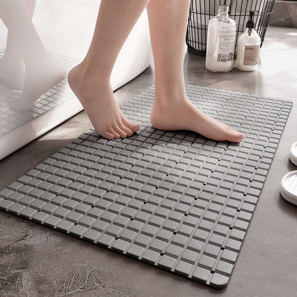 แผ่นรองอาบน้ำกันลื่น PVC 1 ชิ้ - Bamboo Bath Mat บทวิจารณ์และราคา