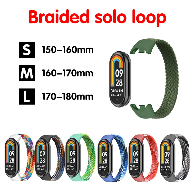 สําหรับMi band 7 8 6 5 ไนลอนSo - Health Wellness Bracelet บทวิจารณ์และราคา