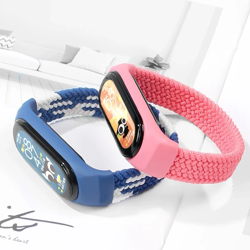 สําหรับMi band 7 8 6 5 ไนลอนSo - Health Wellness Bracelet บทวิจารณ์และราคา
